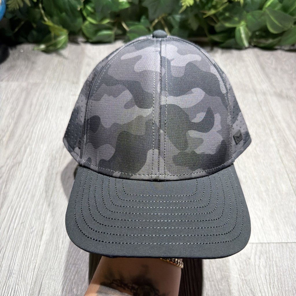 Melin A-Game Hat Snapback Black Camo Camougflage Hydro Baseball Hat Osfm M
